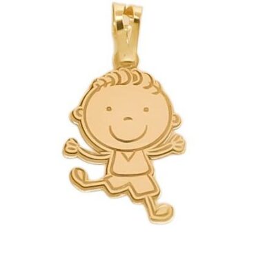 پلاک طلا پسر