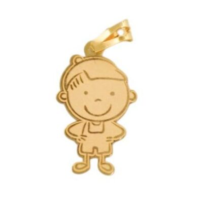 پلاک طلا کاپ بوی