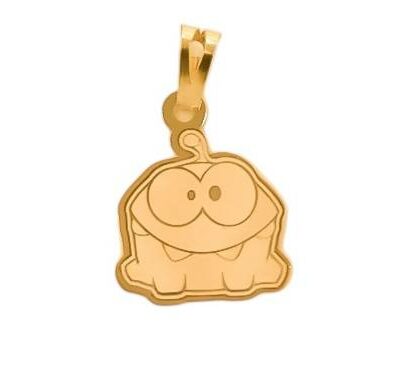 پلاک طلا قورباغه