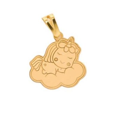 پلاک طلا پونی