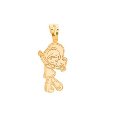 پلاک طلا باربی