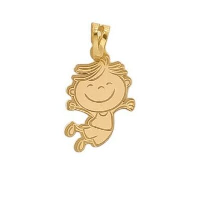 پلاک طلا پسرک