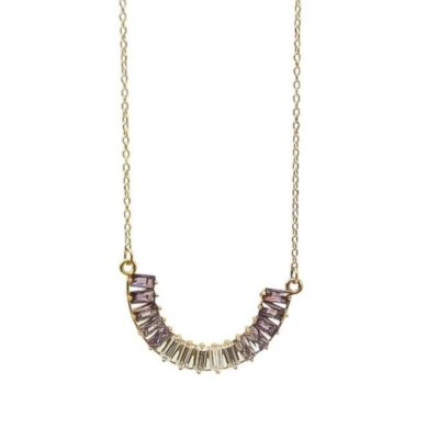 گردنبند طلا جسی نیم دایره