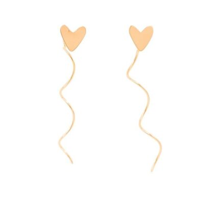 گوشواره طلا سلین قلب