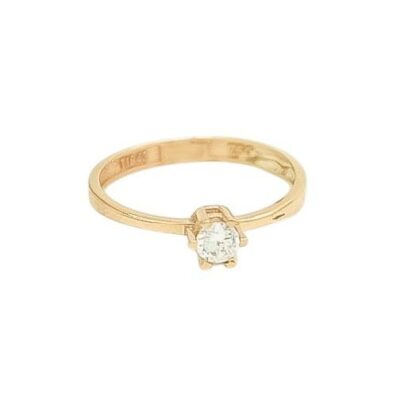 انگشتر طلا دیاموند سیمپل