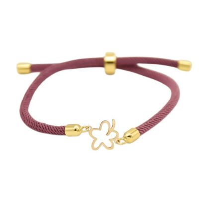 دستبند طلا بنفشه