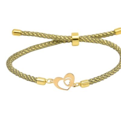 دستبند طلا دل تو دل