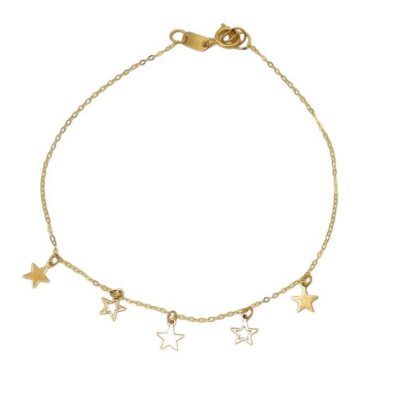 دستبند طلا رکو ستاره