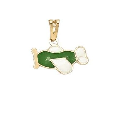 پلاک طلا هواپیما میناکاری