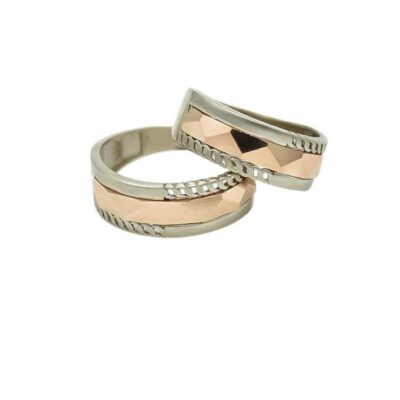 ست حلقه طلا ژولی مثلثی