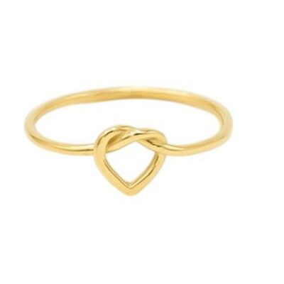 انگشتر طلا گره قلبی