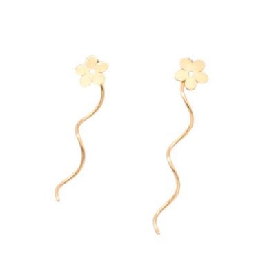 گوشواره طلا سلین گل