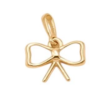 پلاک طلا پاپیون  p