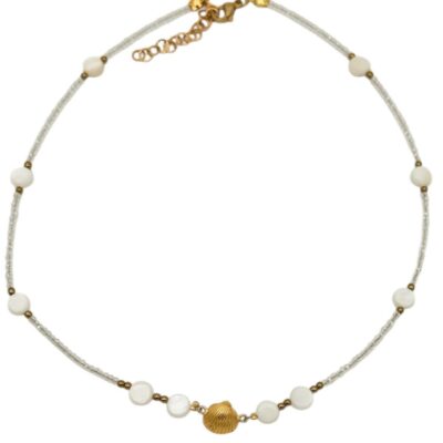 چوکر طلا صدف