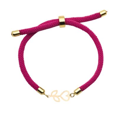 دستبند طلا گل عشق