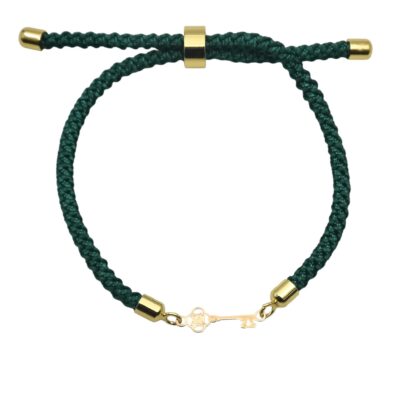 دستبند طلا کلید گل