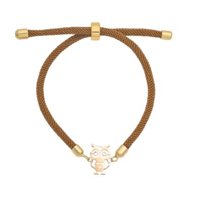 دستبند طلا owl