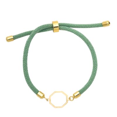 دستبند طلا 8 ضلعی