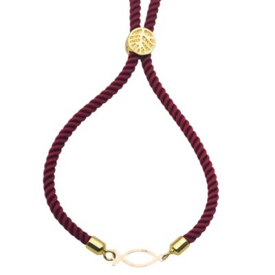 دستبند طلا ماهی سیمپل