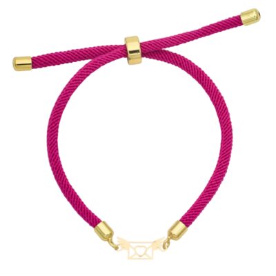 دستبند طلا نامه عشق