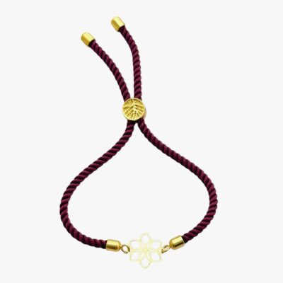 دستبند طلا گل هارمونی