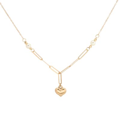 گردنبند طلا هرمس مروارید