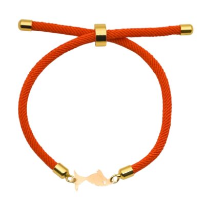 دستبند طلا ماهی موج سوار