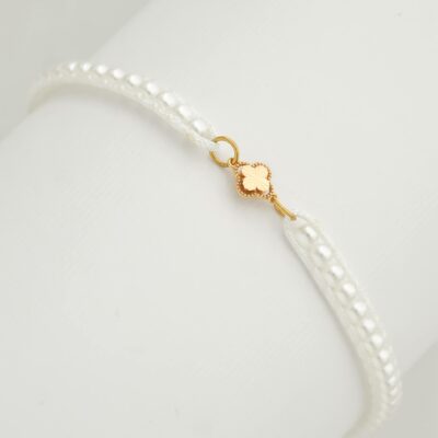 دستبند طلا مینیمال ونکلیف تراش