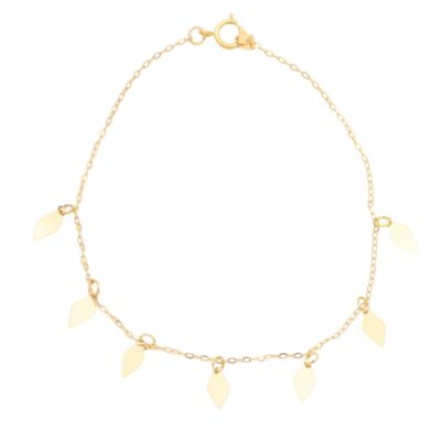 دستبند طلا رکو لوزی