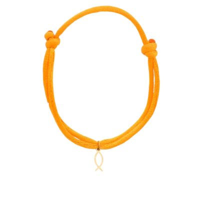 دستبند طلا ماهی سیمپل x