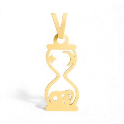 پلاک طلا ساعت شنی