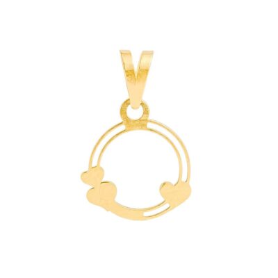 پلاک طلا سیرکل قلب