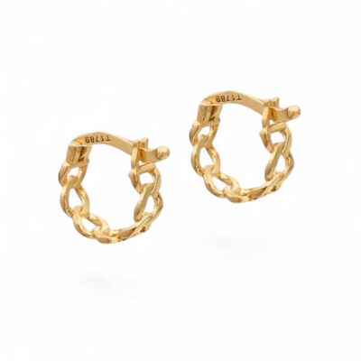 گوشواره طلا حلقه ای کارتیر